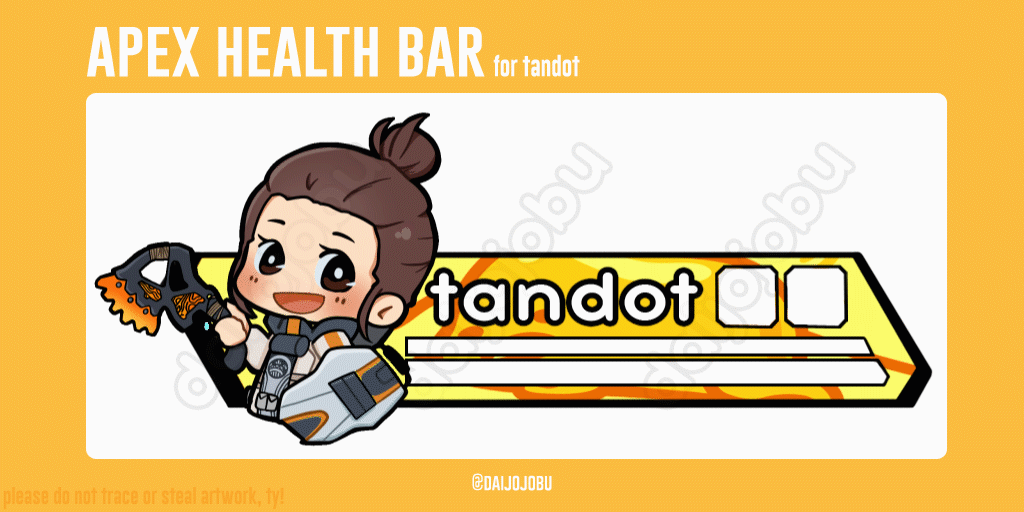 tandot&#39;s apex health bar