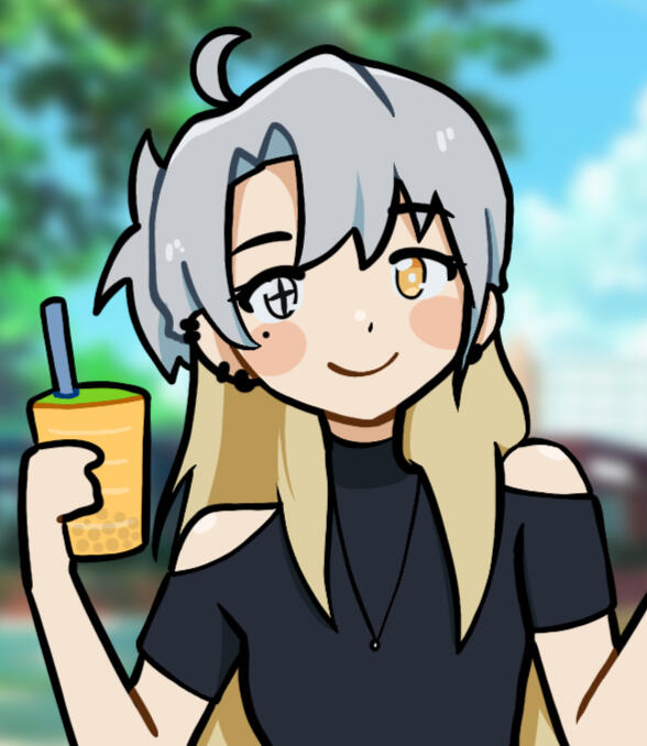 send me a reference picture! it can be of you, your original character, and/or a friend! make sure to choose a solid bg color!